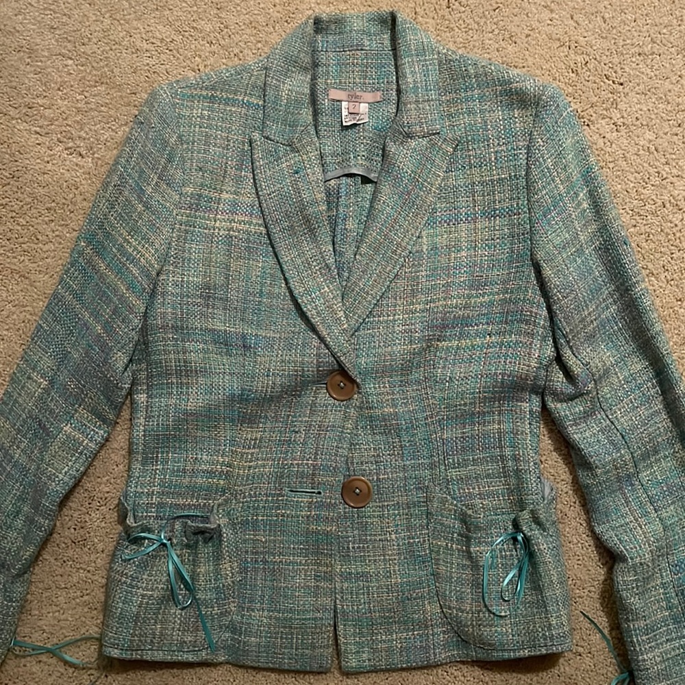 Beautiful green jacket,blazer